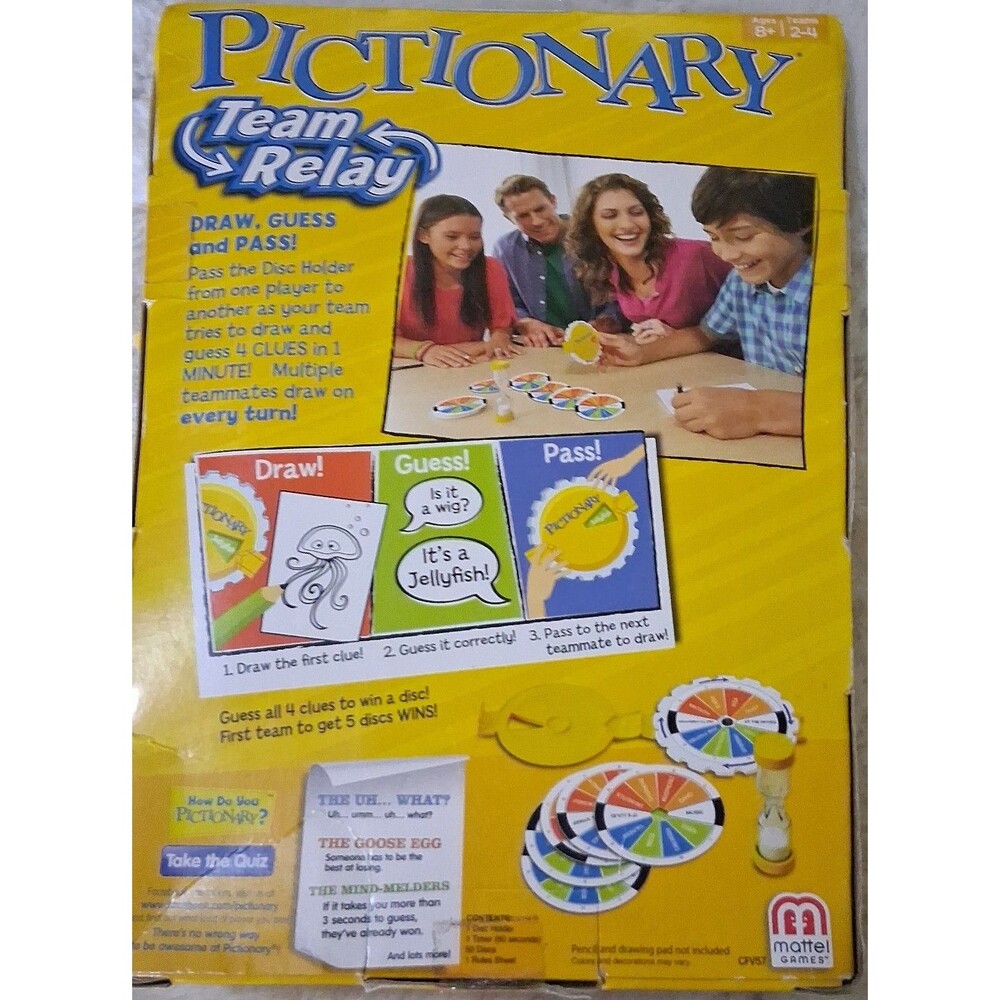 Pictionary Team Relay Board Game - Picture 2 of 3
